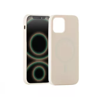 ER POWER Silikonhülle CARNEVAL SNAP für iPhone 12/12 Pro mit MagSafe - beige
