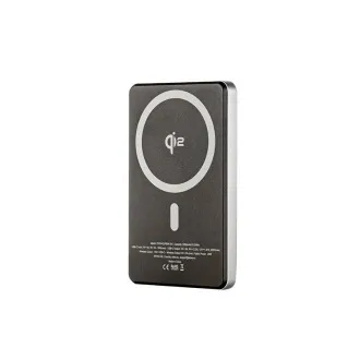 ER POWER Qi2 Dual PowerBank 5000mAh mit USB-C - Space Gray ER POWER Qi2 Dual PowerBank 5000mAh mit USB-C - Space Gray