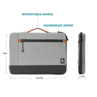 Seine Scene Laptop-Tasche Seine Scene Dijon Sleeve 13,6" - grau