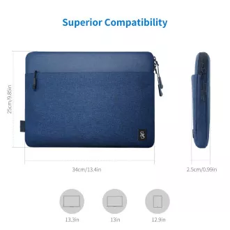 Seine Scene Laptop-Tasche Seine Scene Valence Hülle 13,6'' - blau Seine Scene Laptop-Tasche Seine Scene Valence Hülle 13,6'' - blau