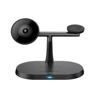 Maxlife MXWC-03 15W Wireless Charging Stand 3in1 Schwarz Maxlife MXWC-03 15W Wireless Charging Stand 3in1 Schwarz