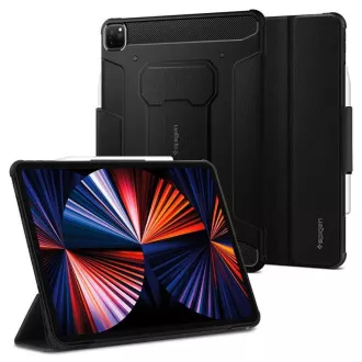 Schutzhülle Spigen Rugged Armor Pro für Apple iPad Pro 12,9" 2021 schwarz