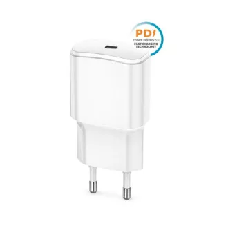 Schnellladegerät Forever TC-01 PD 1x USB-C 20W weiß