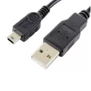 Forever USB/miniUSB Datenkabel 1m 1A schwarz