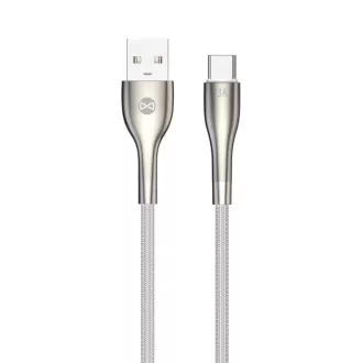 Forever Sleek USB/USB-C Datenkabel 1m 3A weiß