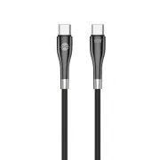 Forever USB-C/USB-C Datenkabel 1m 60W Schwarz