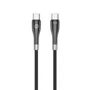 Forever USB-C/USB-C Datenkabel 1m 60W Schwarz
