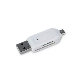 Forever USB OTG-Speicherkartenleser für MicroSD und SD