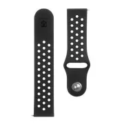 Tactical 234 Doppelter Silikonriemen 22mm Schwarz