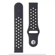 Tactical 856 Doppelsilikonband 20mm Schwarz