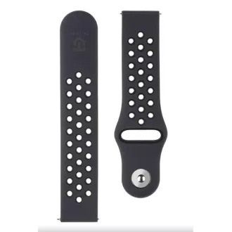 Tactical 856 Doppelsilikonband 20mm Schwarz Tactical 856 Doppelsilikonband 20mm Schwarz
