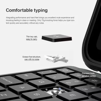 Nillkin Bumper Combo Keyboard Case für iPad 10.9 2022 Schwarz