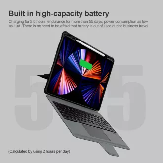 Nillkin Bumper Combo Keyboard Case für iPad Pro 12.9 2020/2021/2022/ Air 13 2024/2025 Schwarz Nillkin Bumper Combo Keyboard Case für iPad Pro 12.9 2020/2021/2022/ Air 13 2024/2025 Schwarz