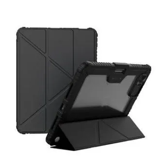 Nillkin Bumper PRO Protective Stand Case Multi-Winkel für iPad Pro 11 2024 Schwarz