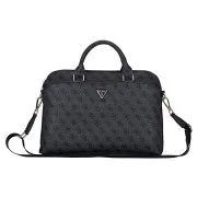 Guess PU 4G Triangle Logo Notebooktasche 13/14/15" Schwarz
