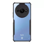 Tactical Quantum Stealth Cover für Xiaomi Redmi A3 2024 Klar/Schwarz