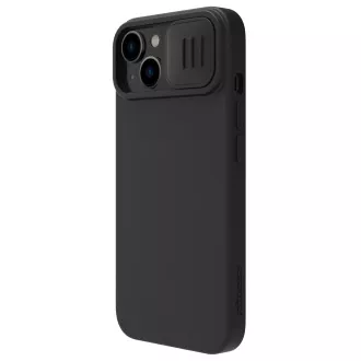 Nillkin CamShield Silky Magnetische Silikonhülle für Apple iPhone 14 Schwarz