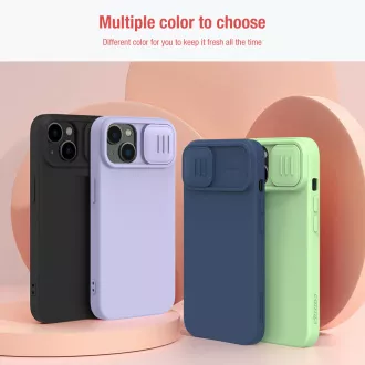 Nillkin CamShield Silky Magnetische Silikonhülle für Apple iPhone 14 Schwarz