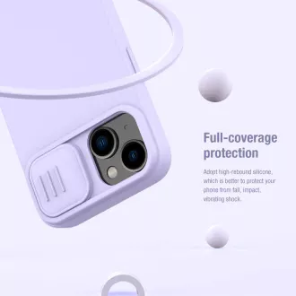 Nillkin CamShield Silky Magnetische Silikonhülle für Apple iPhone 14 Schwarz