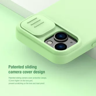 Nillkin CamShield Silky Magnetische Silikonhülle für Apple iPhone 14 Schwarz
