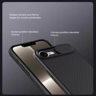 Nillkin CamShield PRO Rückwand für Apple iPhone 16e/17e Schwarz Nillkin CamShield PRO Rückwand für Apple iPhone 16e/17e Schwarz