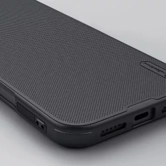 Nillkin Super Frosted PRO Back Cover für Apple iPhone 16 Schwarz