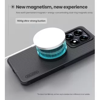 Nillkin Super Frosted PRO Magnetische Rückseite Abdeckung für Xiaomi 14T Pro Schwarz