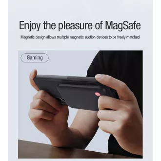 Nillkin Frosted PRO Magnetische Rückseite Abdeckung für Samsung Galaxy S23 Schwarz
