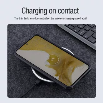 Nillkin Frosted PRO Magnetische Rückseite Abdeckung für Samsung Galaxy S23 Schwarz