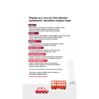 Sygic Gutschein - Europa - Premium, Real View, Traffic, Lebenszeit