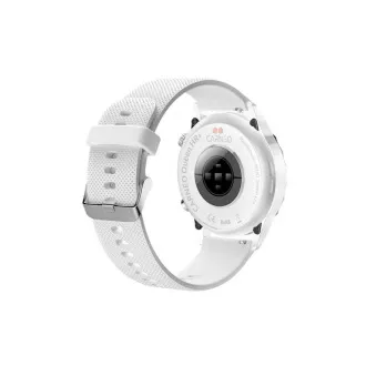 CARNEO Queen HR /44mm/Silber/Sportband/Weiß CARNEO Queen HR /44mm/Silber/Sportband/Weiß