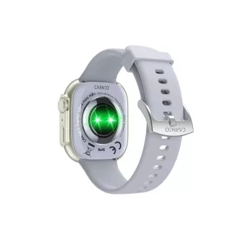 CARNEO Zephyr Ultra mini HR /Silber/Sportband/Blau-Grau CARNEO Zephyr Ultra mini HR /Silber/Sportband/Blau-Grau