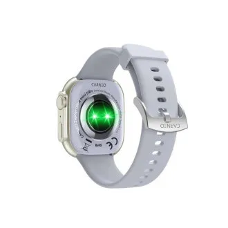 CARNEO Zephyr Ultra mini HR /Silber/Sportband/Blau-Grau
