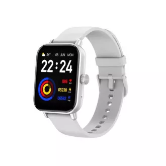 CARNEO Versa HR /Silber/Sportband/Weiß CARNEO Versa HR /Silber/Sportband/Weiß