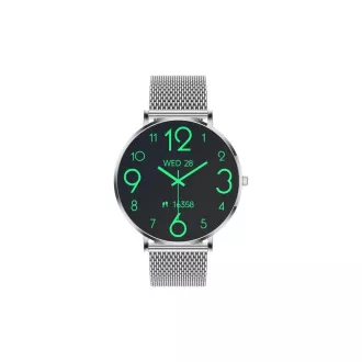 CARNEO Phoenix HR  2. Generation/41mm/Silber/Elegantes Band/Silber