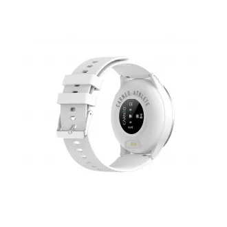 CARNEO Athleten-GPS/Silber/Sportband/Weiß