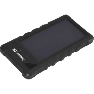 Sandberg Portable USB 16000 mAh, Outdoor Solar Powerbank, für Smartphones, schwarz