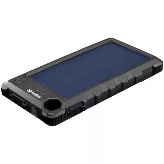 Sandberg Outdoor Solar Powerbank 10000 mAh, Solarladegerät, schwarz Sandberg Outdoor Solar Powerbank 10000 mAh, Solarladegerät, schwarz