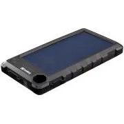 Sandberg Outdoor Solar Powerbank 10000 mAh, Solarladegerät, schwarz