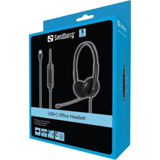 Sandberg PC-Headset USB-C Büro-Headset