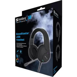 Sandberg Gaming-Headset BossBlaster USB-A,LED Sandberg Gaming-Headset BossBlaster USB-A,LED