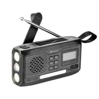 Sandberg Survivor All-in-1 DAB Radio 4500 mAh, multifunktionales Outdoor-Radio, schwarz Sandberg Survivor All-in-1 DAB Radio 4500 mAh, multifunktionales Outdoor-Radio, schwarz