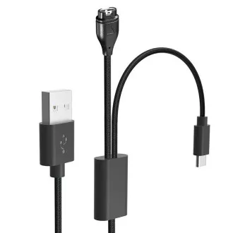 Taktisches USB-Lade- und Datenkabel 2in1 für Garmin Fenix 7 USB-C Taktisches USB-Lade- und Datenkabel 2in1 für Garmin Fenix 7 USB-C