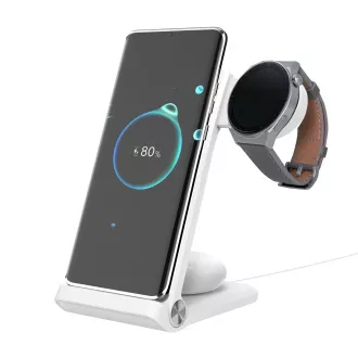 Nillkin PowerTrio 3in1 Drahtloses Ladegerät für Huawei Watch Weiß Nillkin PowerTrio 3in1 Drahtloses Ladegerät für Huawei Watch Weiß