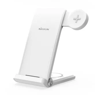 Nillkin PowerTrio 3in1 Drahtloses Ladegerät für Samsung Watch Weiß