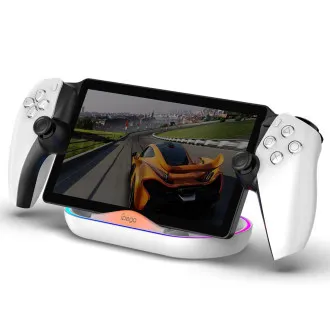 iPega P5P02 Ladestation mit RGB für Playstation Portal Remote Player Weiß
