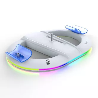 iPega P5S045 Vertikale Ladestation mit RGB für PS5/PS5 Slim Weiß