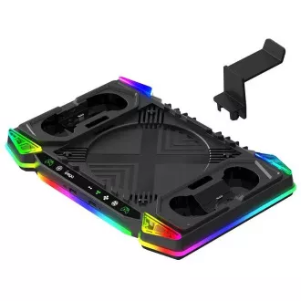 iPega XBX025S Multifunktionaler wiederaufladbarer RGB-Ständer mit Kühlung für Xbox iPega XBX025S Multifunktionaler wiederaufladbarer RGB-Ständer mit Kühlung für Xbox