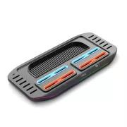 iPega SW2210 Multifunktionaler wiederaufladbarer RGB-Ständer für Nintendo Switch 2 Schwarz