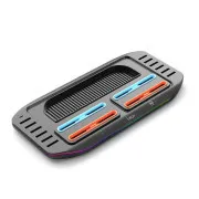 iPega SW2210 Multifunktionaler wiederaufladbarer RGB-Ständer für Nintendo Switch 2 Schwarz